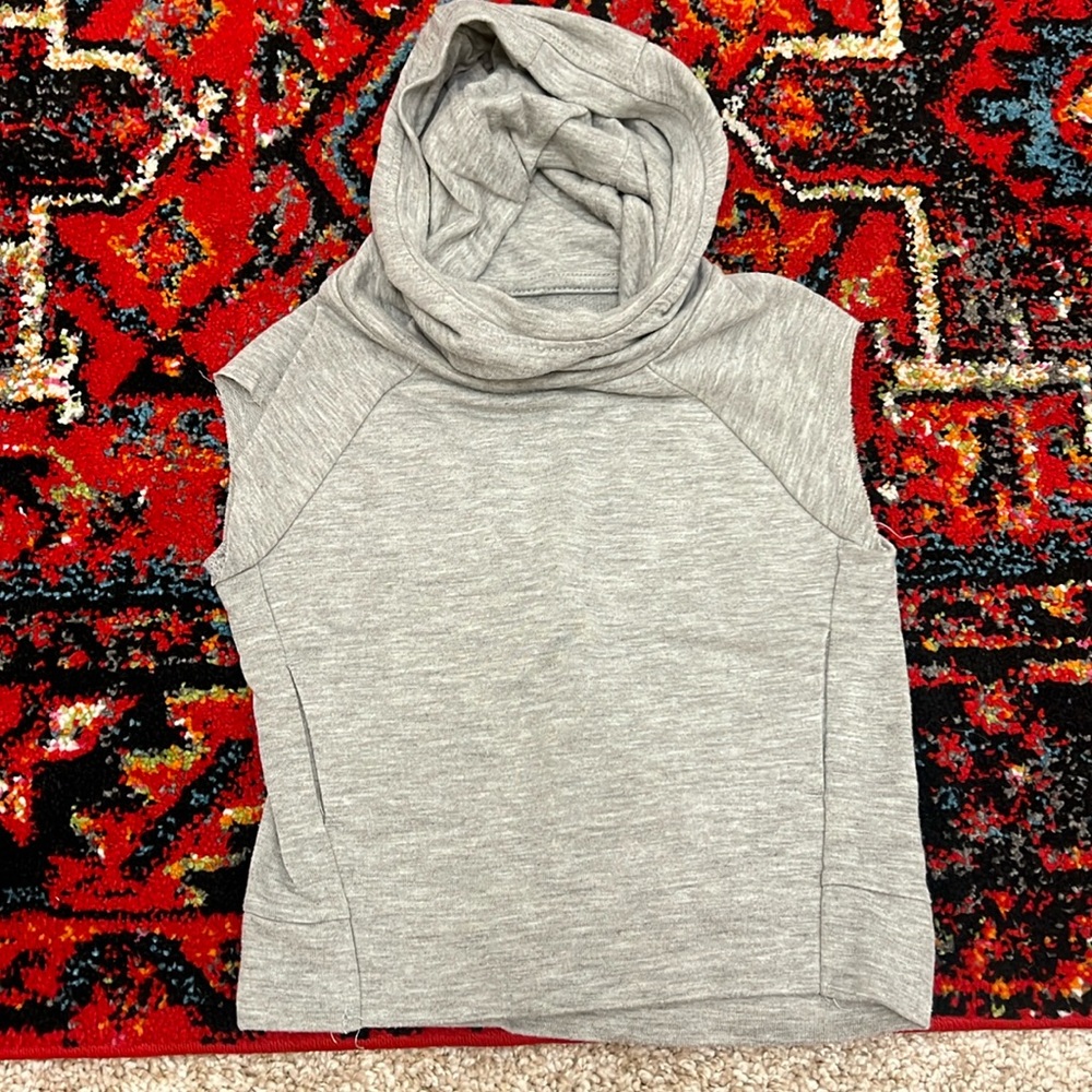 Afton Street Gray Hooded Shirt